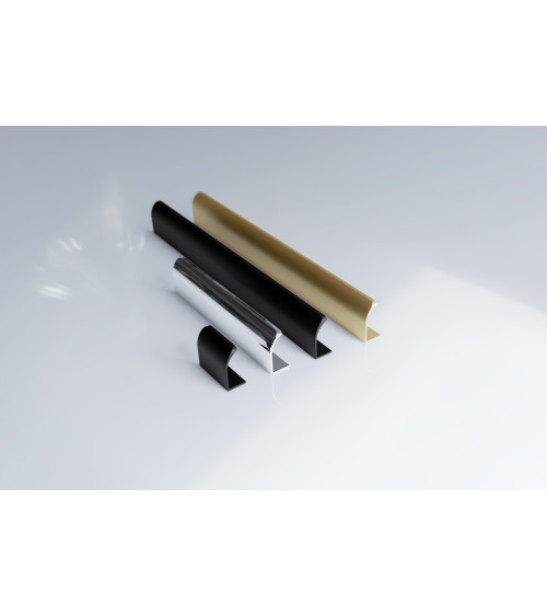Poignée de meuble anode en or SONORE poignée design
