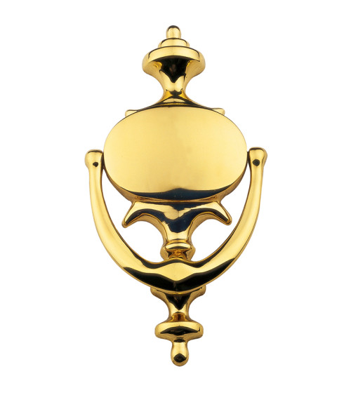 Heurtoir de porte VICTORIEN A en laiton poli verni EUROWALE
