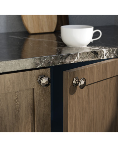 Bouton de meuble vieil argent MARSIAS poignée design