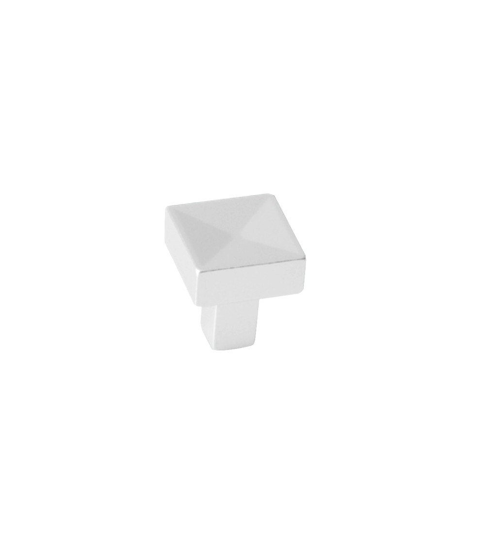 Bouton de meuble chrome satiné REGGEA poignée design