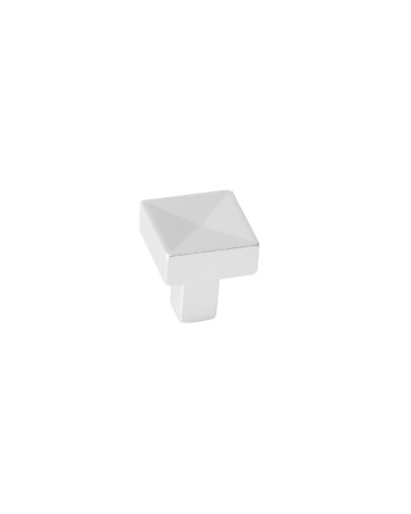 Bouton de meuble chrome satiné REGGEA poignée design