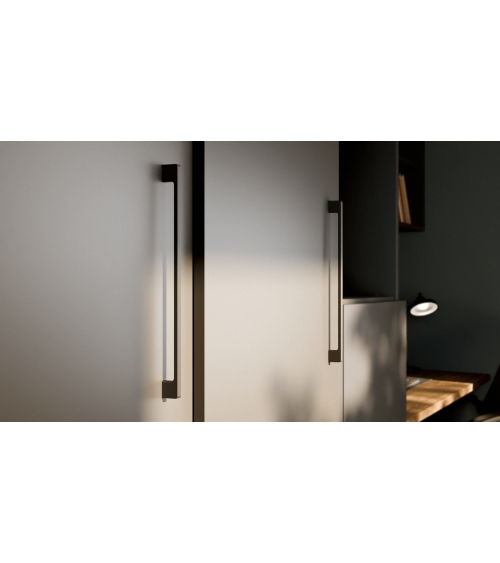 Poignée de meuble noire mat TECHNO poignée design
