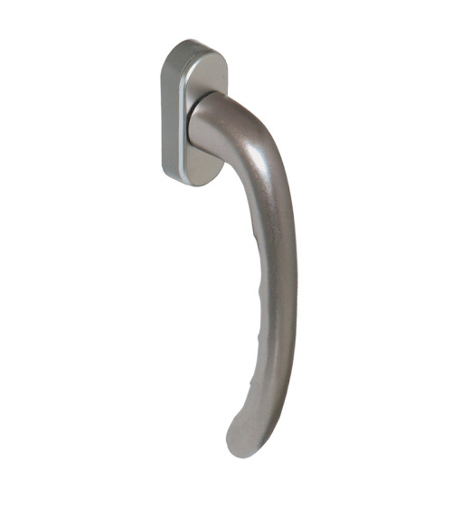 Poignée Lilas longue aspect inox pour baie coulisante EUROWALE