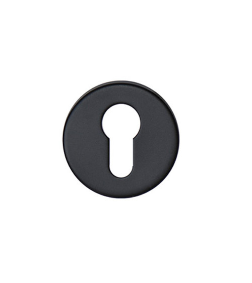 Rosace de sécurité ronde Inox Noire EUROWALE