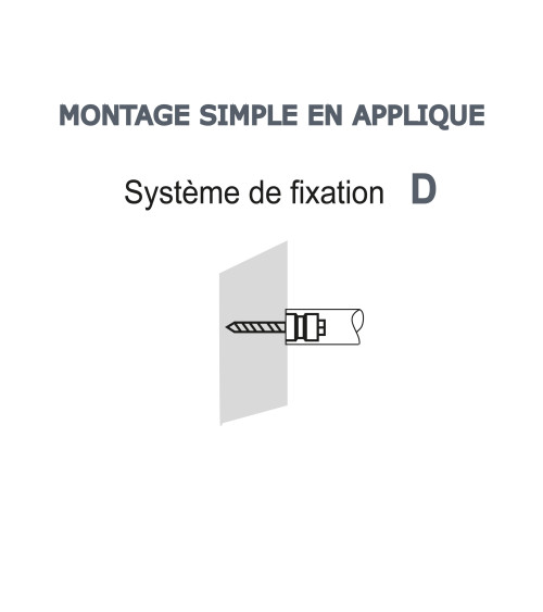 Poignée de tirage simple Majestea inox EUROWALE
