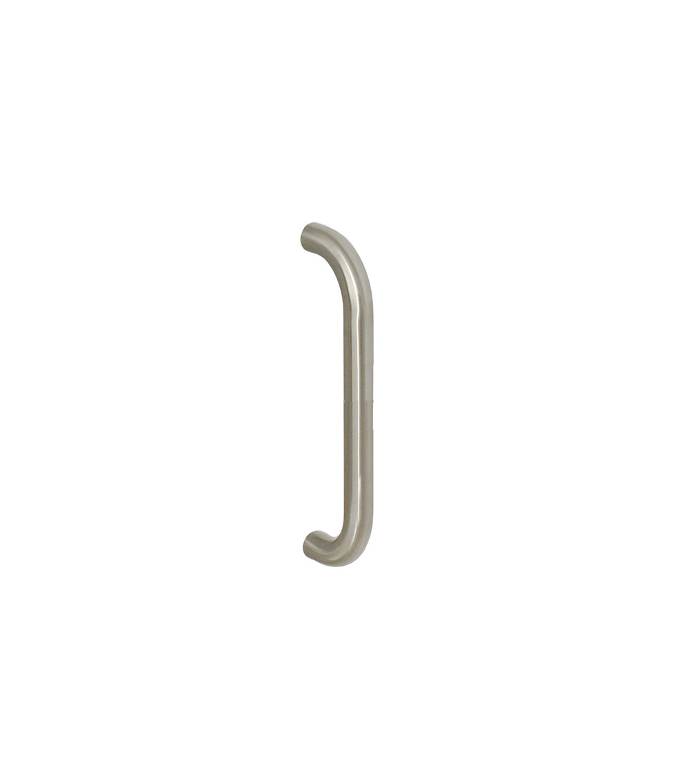 Poignée de tirage simple Bordeaux coudée inox D19 ea200 EUROWALE