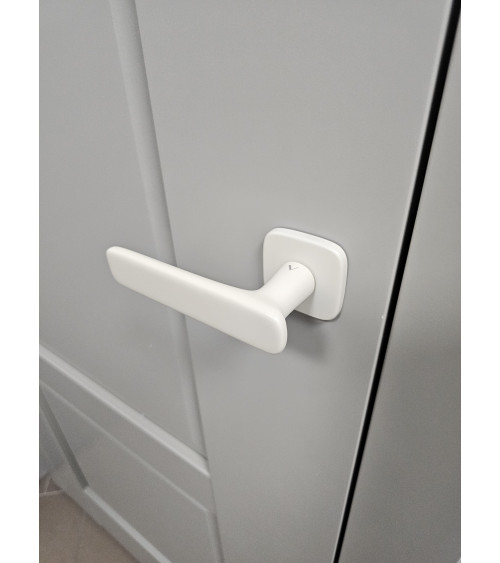 Poignée de porte ivoire mat FLOW poignée design