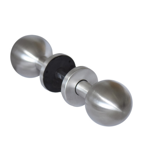 Poignée de porte Boule double inox EUROWALE