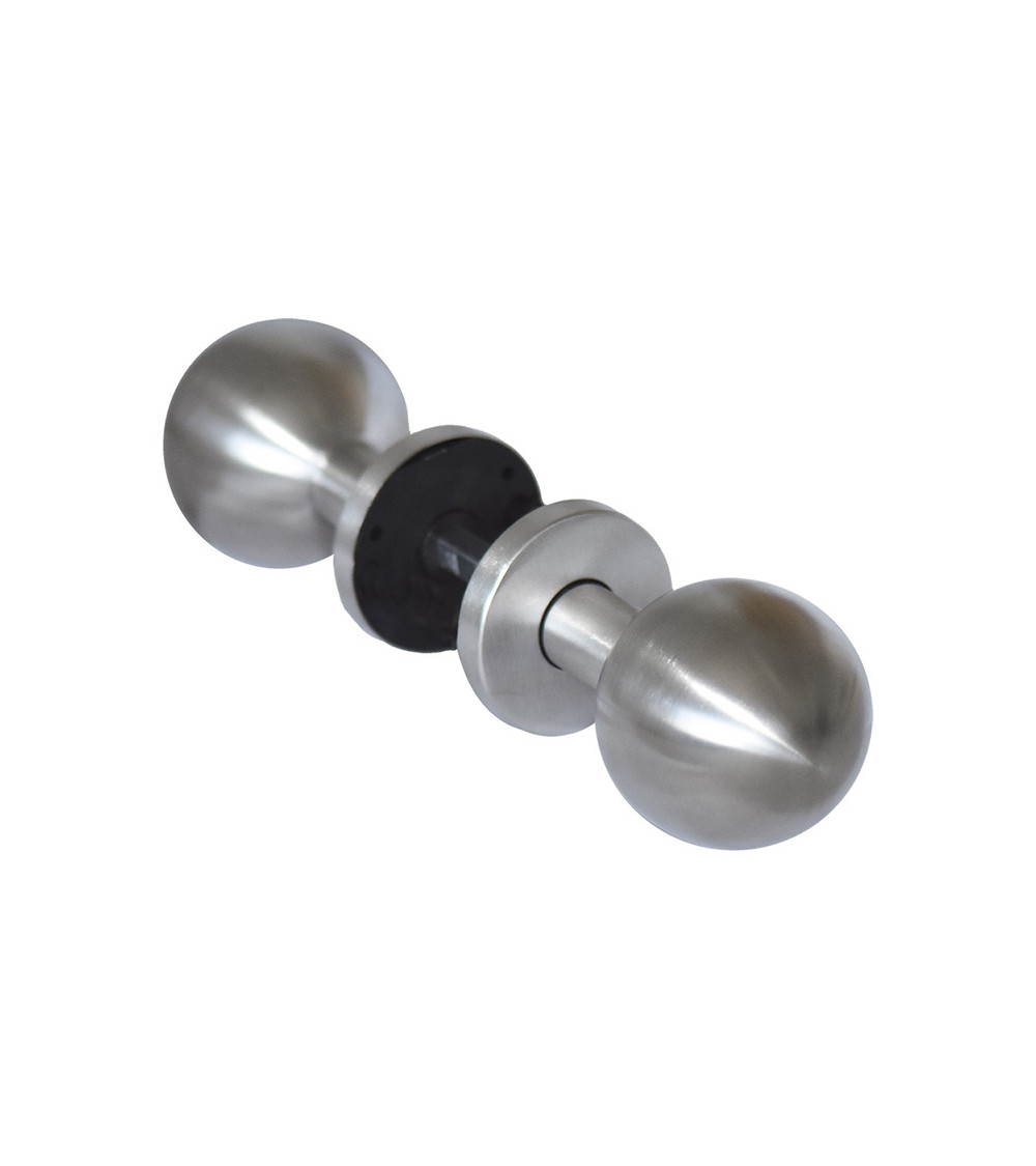 Poignée de porte Boule double inox EUROWALE