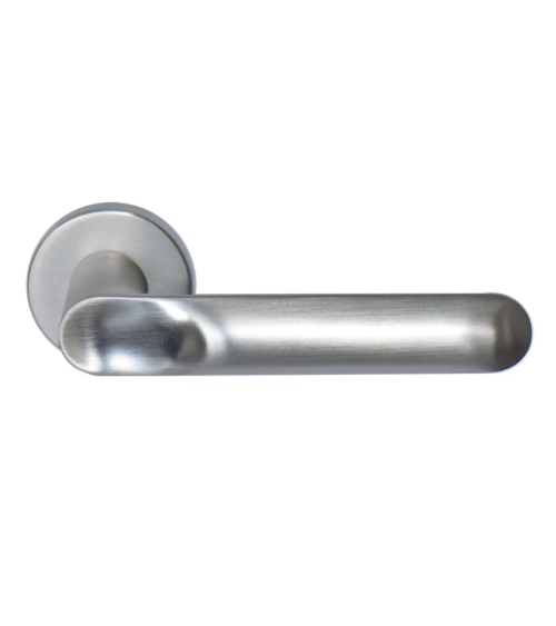 Poignée de porte Beautesse en finition Nickel satiné