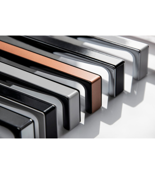 Poignée de meuble acier inoxydable/chrome brillant TWIX poignée design