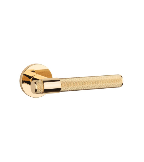 Poignée de porte en laiton au design moderne
