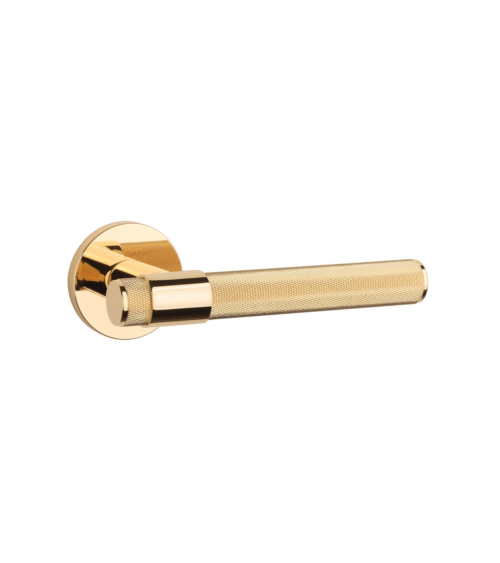Poignée de porte en laiton au design moderne