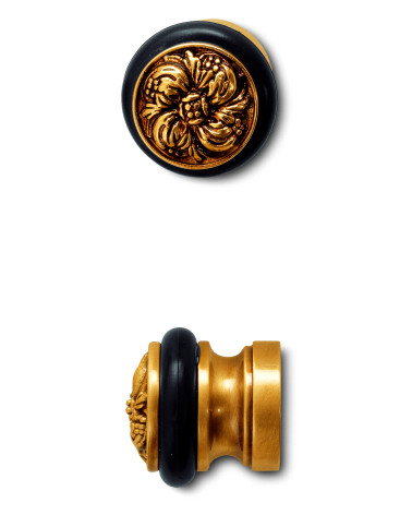 Butée de porte PISE en finition or mat
