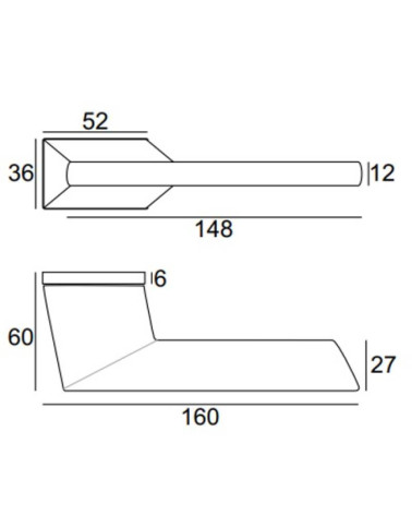 dimensions de la poignée hexa