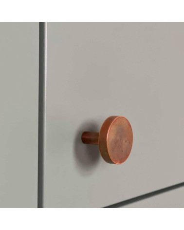 Bouton de meuble en cuivre NENA M