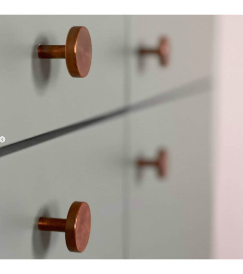 Bouton de meuble en laiton NENA M poignée design