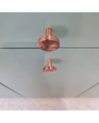 Bouton de meuble en cuivre NENA M
