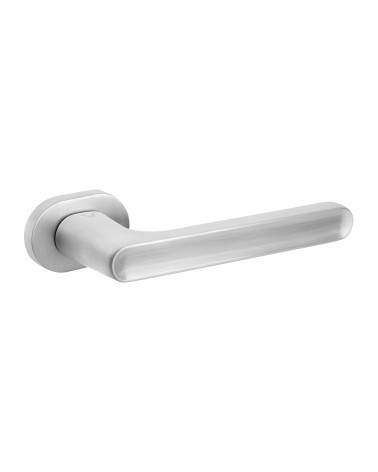 Poignée de porte chrome brossé JACOB poignée design
