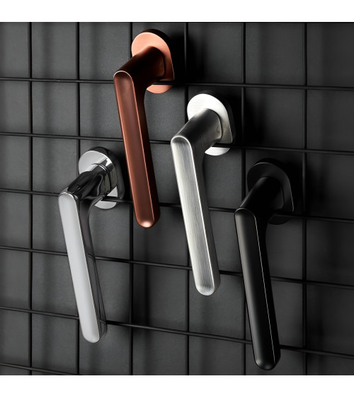 Poignée de porte chrome poli JACOB poignée design
