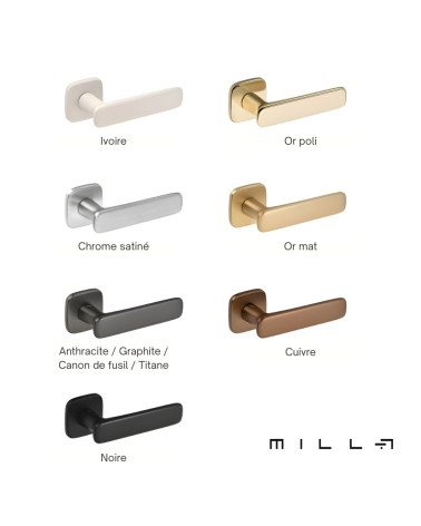 Poignée de porte FLOW poignée design 7 déclinaisons