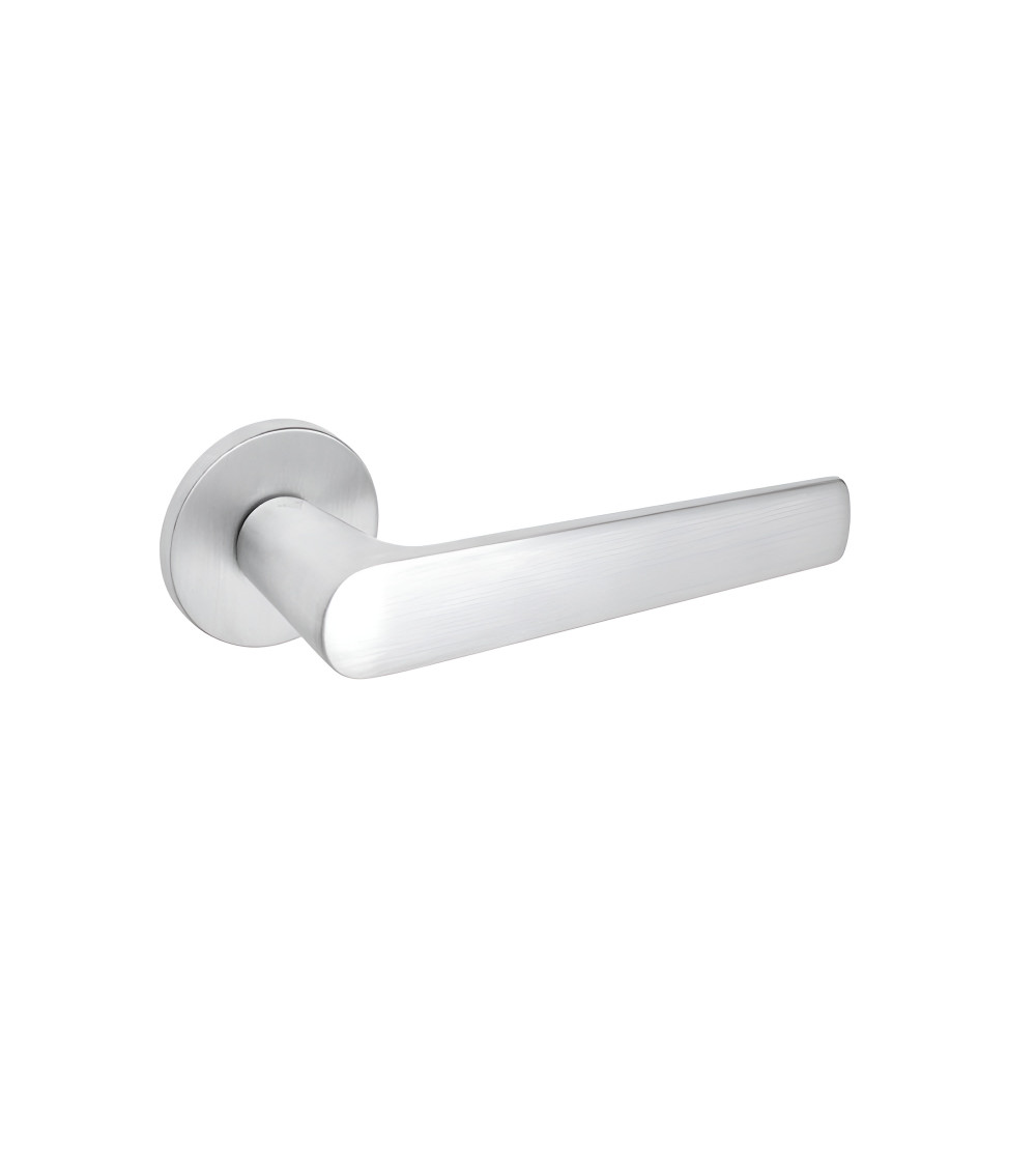 Poignée de porte chrome satiné MILA poignée design