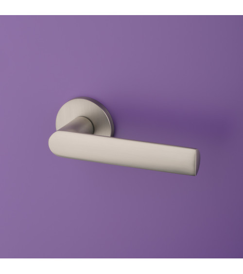 Poignée de porte nickel brossé REWA poignée design