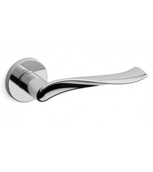 Poignée de porte chrome poli Mandelli Spin poignée design
