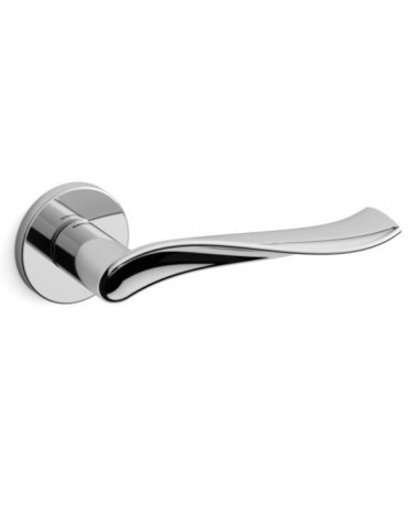 Poignée de porte chrome poli Mandelli Spin poignée design