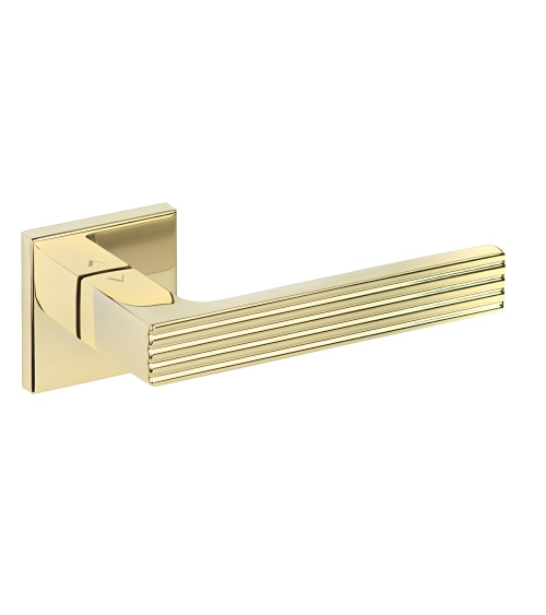 Poignée de porte contemporaine en zamak FELICE carrée poignée design