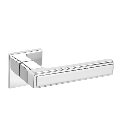 Poignée de porte chrome poli FRESSIA poignée design