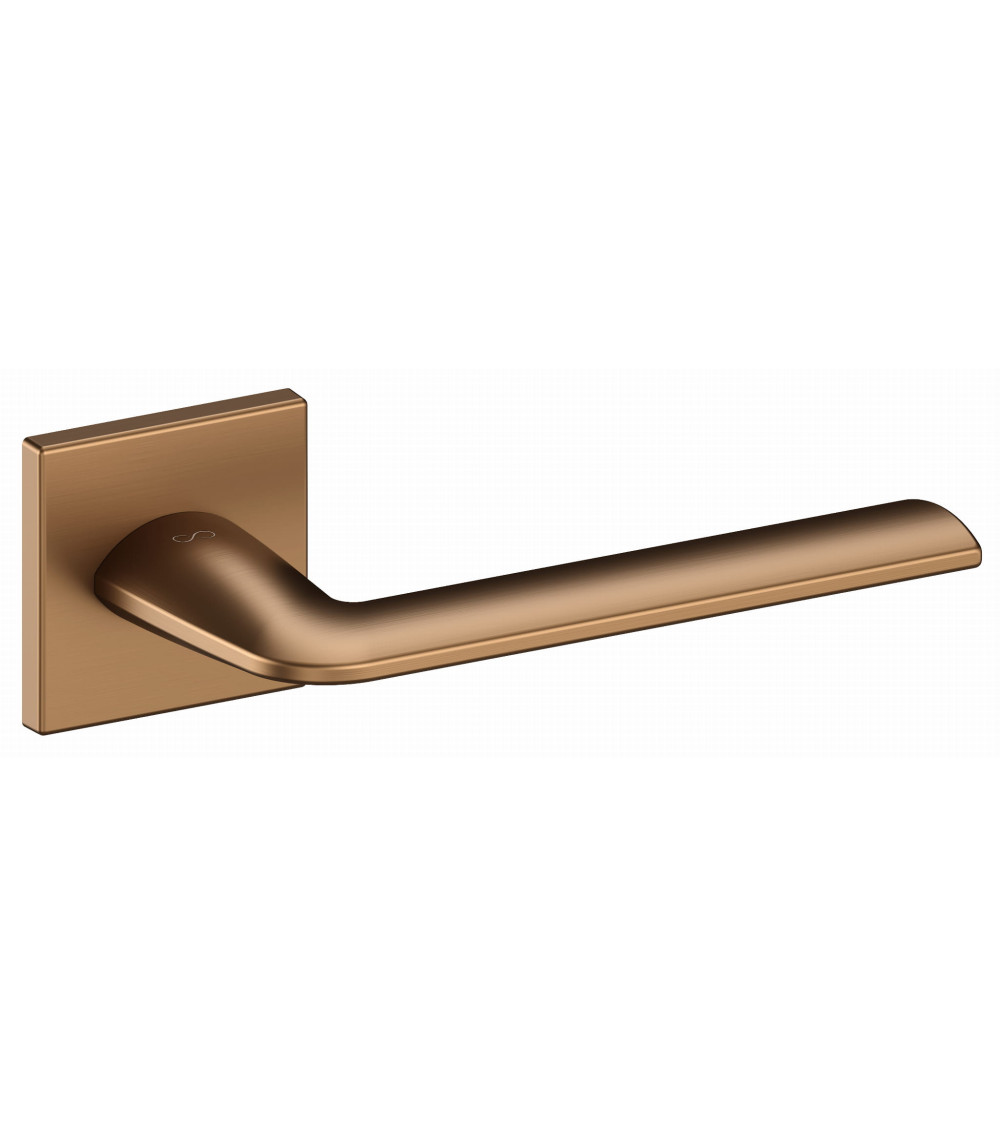 Poignée de porte marron clair carrée Stinger