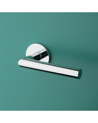 Poignée de porte chrome poli ARABIS ronde