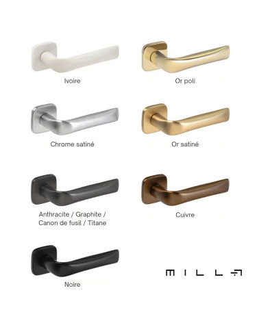 Poignée de porte FOLD poignée design avec 7 déclinaisons