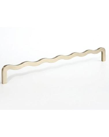 Poignée Barre Asymétrique en Laiton Massif – Design Moderne