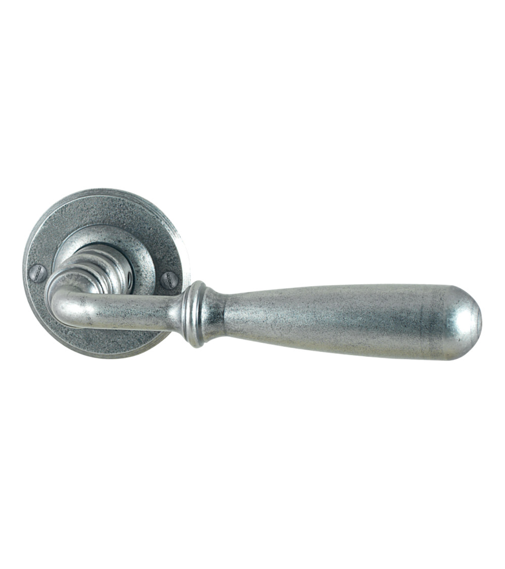 Poignée de porte ancienne FON en fer ronde