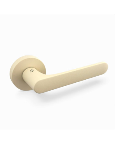 Poignée de porte de couleur Beige - Moon One Ronde