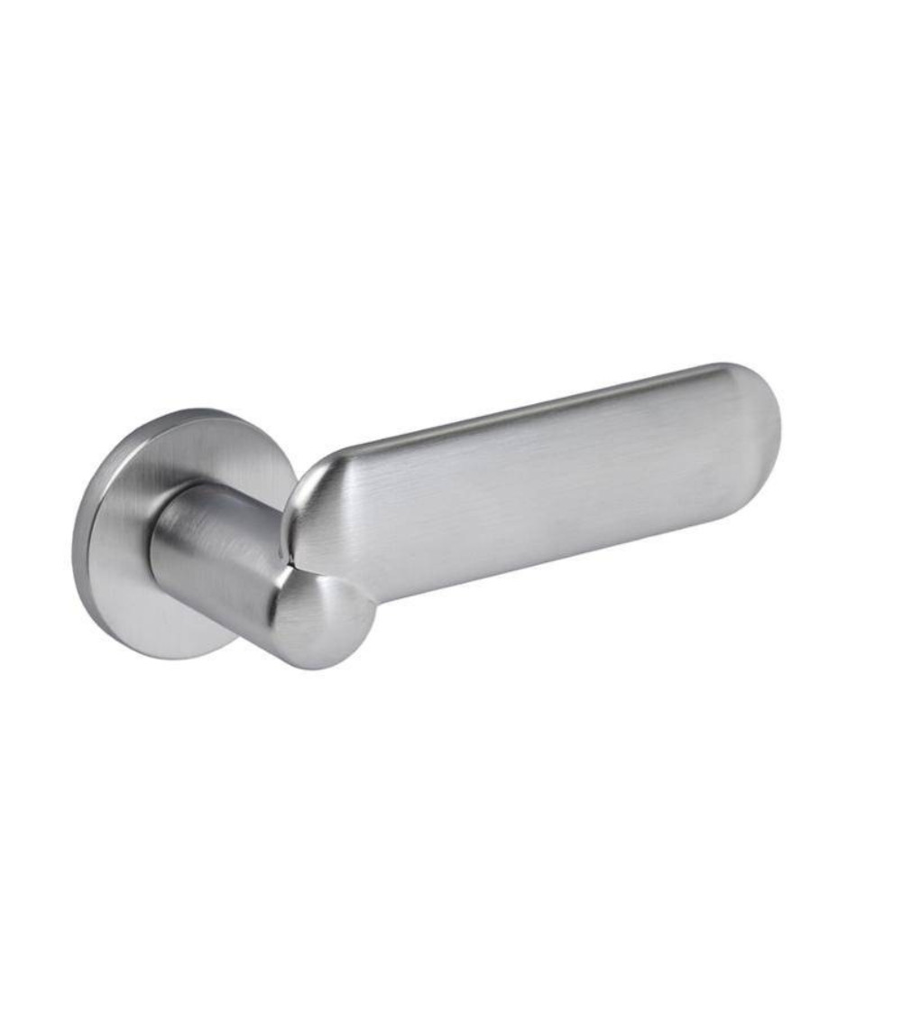 Poignée de porte contemporaine en zamak KELEDRES ronde poignée design