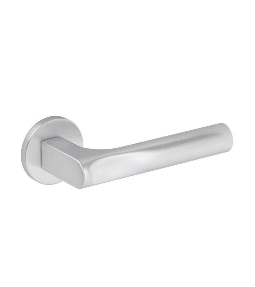 Poignée de porte chrome satiné TACTUS poignée design