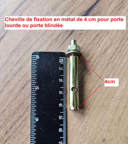 Butée de porte canon de fusil / anthracite STOPPER 1722 poignée design