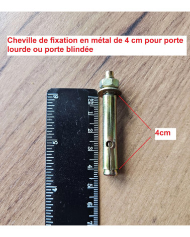 Butée de porte canon de fusil / anthracite STOPPER 1722