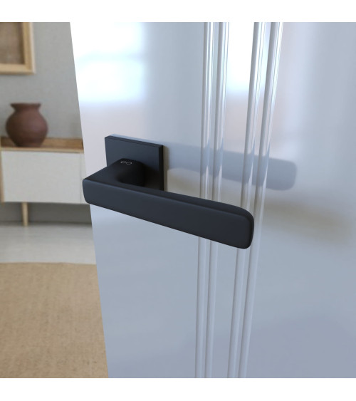 Poignée de porte noire PARMA poignée design