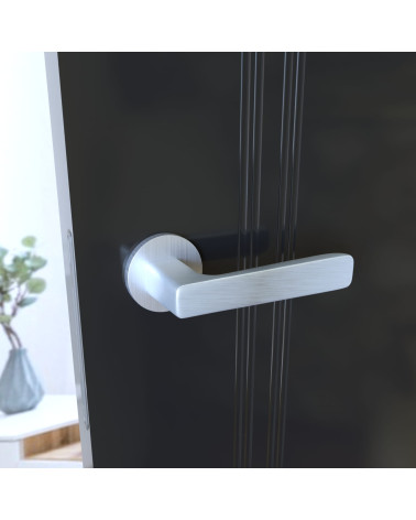 Poignée de porte moderne PARMA quincaillerie design vue de côté