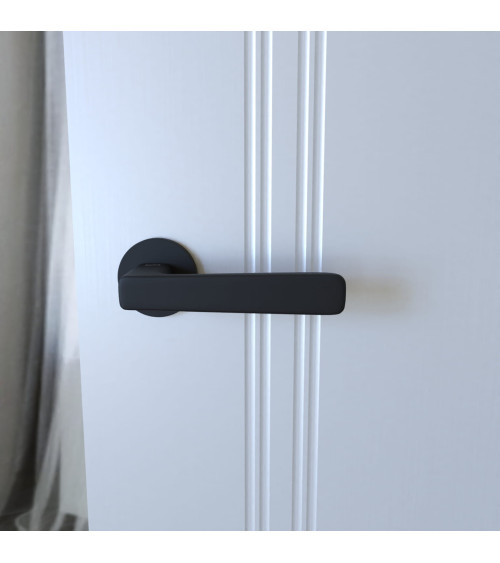 Poignée de porte noire PARMA quincaillerie design