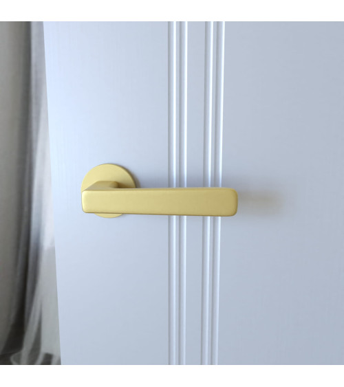 Poignée de porte or mat PARMA quincaillerie design