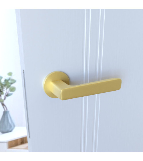 Poignée de porte or mat PARMA quincaillerie design
