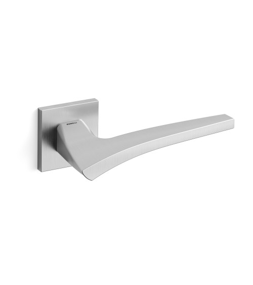 Poignée de porte chrome satiné Mandelli Astrid poignée design
