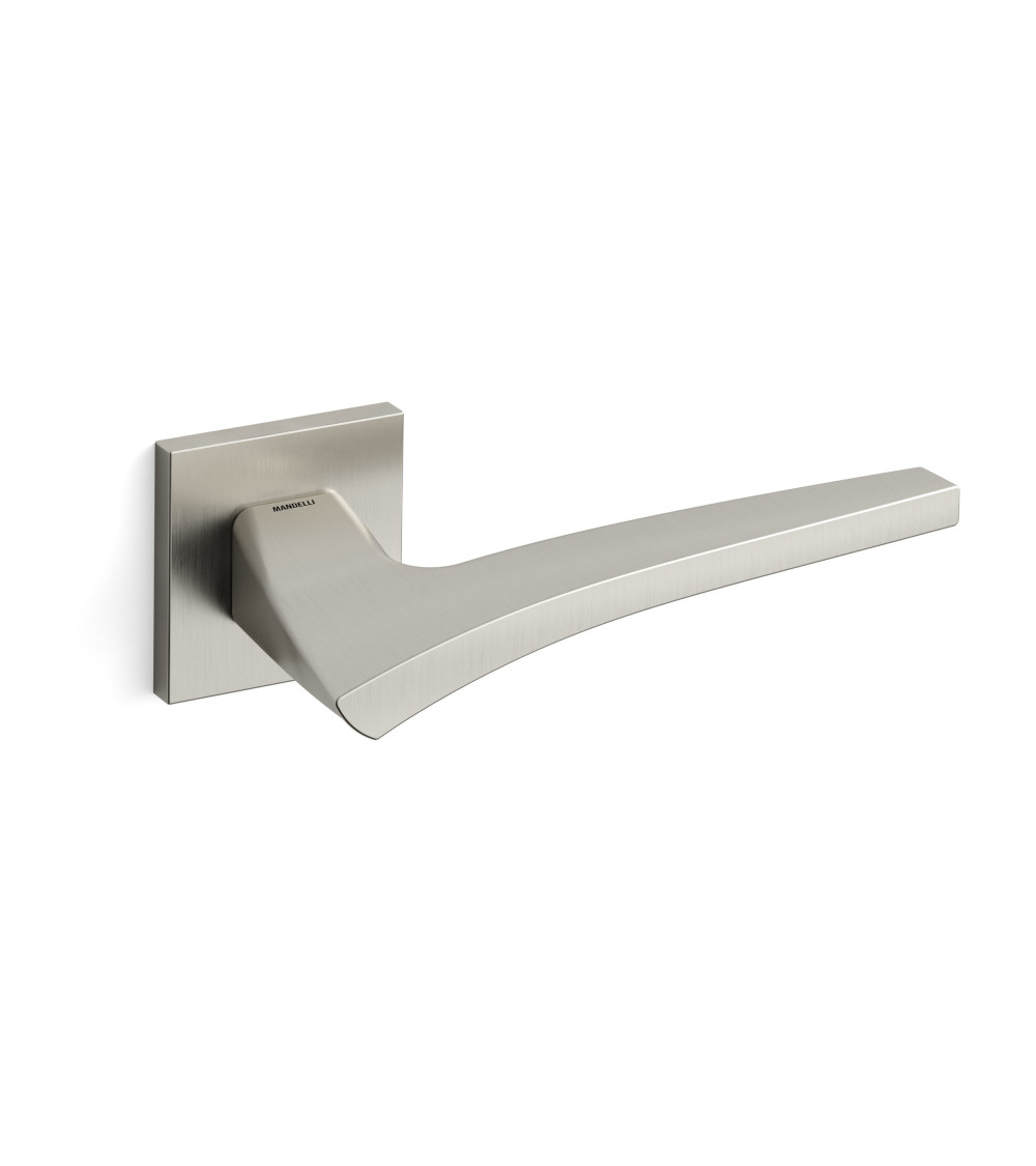 Poignée de porte nickel satiné Mandelli Astrid poignée design