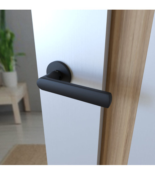 Poignée de porte noire TORINO poignée design