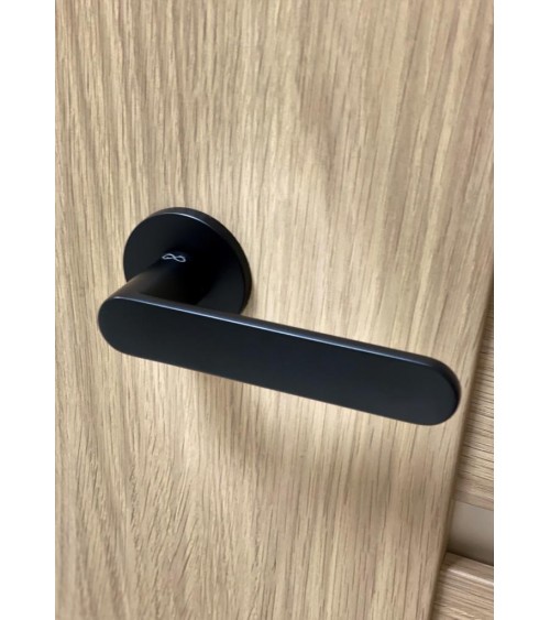 Poignée de porte noire Line Vénus poignée design